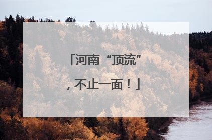 河南“顶流”，不止一面！