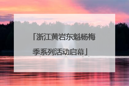 浙江黄岩东魁杨梅季系列活动启幕