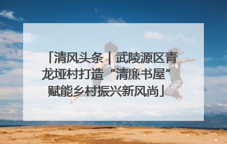 清风头条｜武陵源区青龙垭村打造“清廉书屋”赋能乡村振兴新风尚