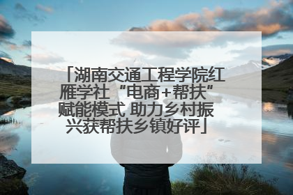 湖南交通工程学院红雁学社“电商+帮扶”赋能模式 助力乡村振兴获帮扶乡镇好评