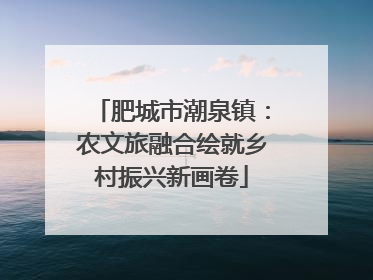 肥城市潮泉镇：农文旅融合绘就乡村振兴新画卷