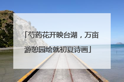 芍药花开映台湖，万亩游憩园绘就初夏诗画