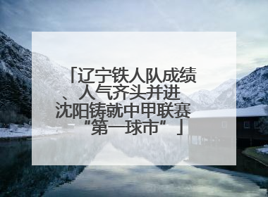 辽宁铁人队成绩、人气齐头并进 沈阳铸就中甲联赛“第一球市”