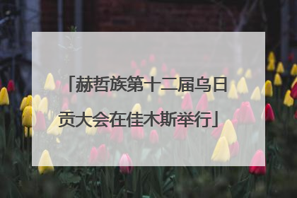 赫哲族第十二届乌日贡大会在佳木斯举行