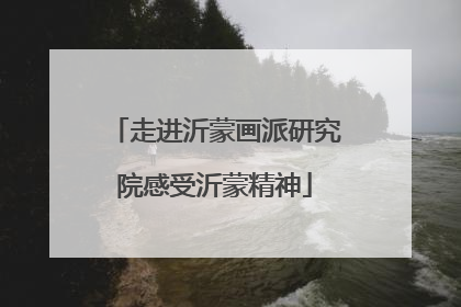 走进沂蒙画派研究院感受沂蒙精神