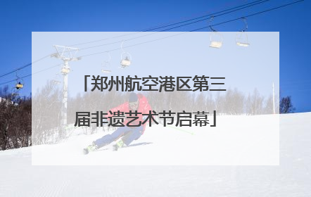 郑州航空港区第三届非遗艺术节启幕