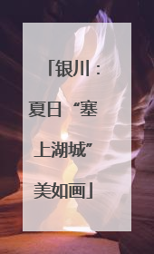 银川：夏日“塞上湖城”美如画