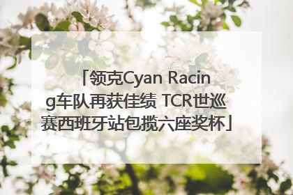 领克Cyan Racing车队再获佳绩 TCR世巡赛西班牙站包揽六座奖杯