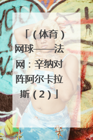 （体育）网球——法网：辛纳对阵阿尔卡拉斯（2）