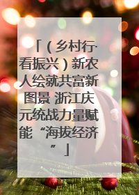 （乡村行·看振兴）新农人绘就共富新图景 浙江庆元统战力量赋能“海拔经济”