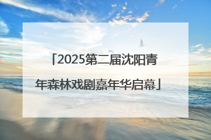 2025第二届沈阳青年森林戏剧嘉年华启幕
